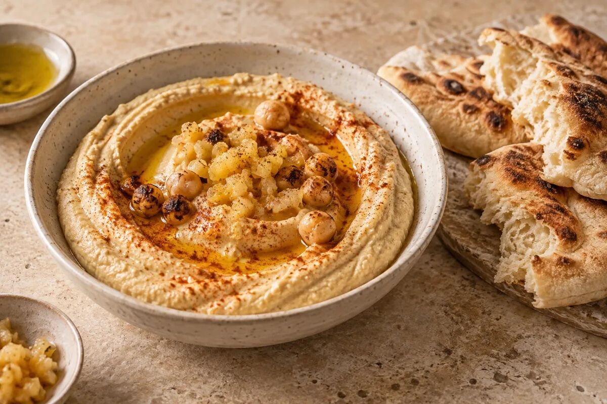 Smoked hummus